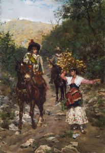 Giulio Cervi ( Roma, 1854 - 1893 ), La retta via